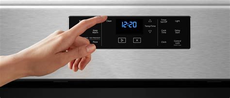 whirlpool stove self clean instructions